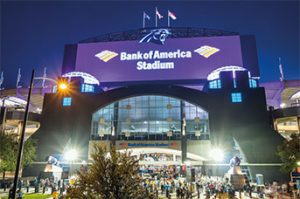 Bank of America Stadium in Charlotte, NC