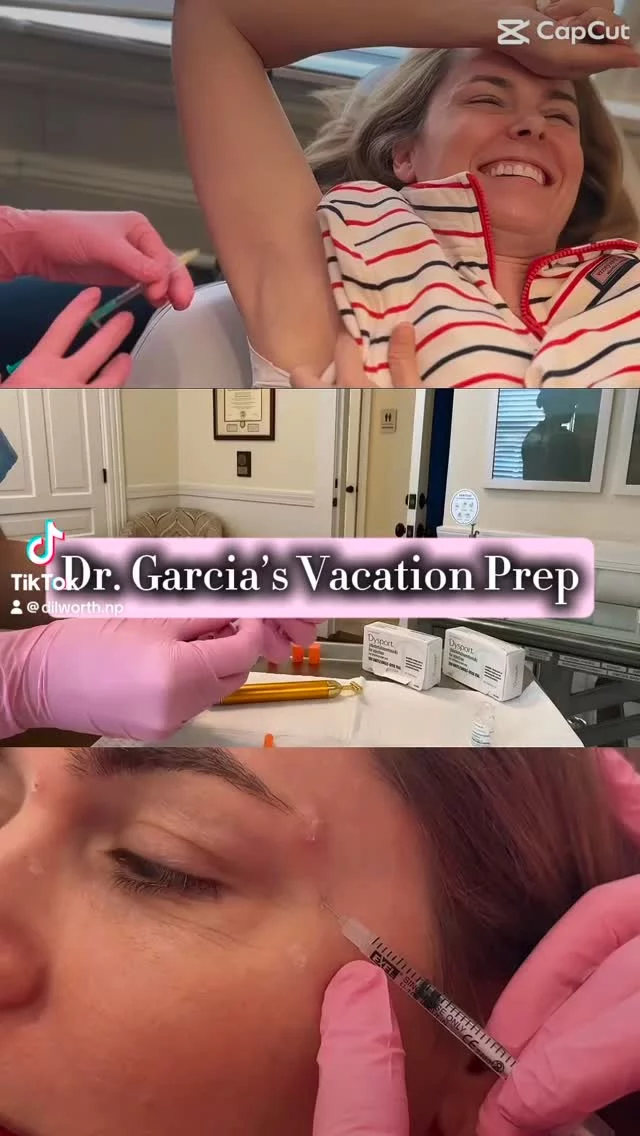 ☀️Vacation Glow Activated: Dr. Garcia’s Prep Before California!☀️

What is Dr. Garcia’s vacation prep? Botox, of course! Before heading off to sunny California, she freshens up with a full-face treatment—glabella, frontalis, crow’s feet, mentalis, and DAO—and yes, even her armpits for that sweat-proof glow. Stay flawless coast to coast!

#VacationReady #BotoxGlow #CaliforniaVibes #SweatProof #PreTripRefresh #FullFaceBotox