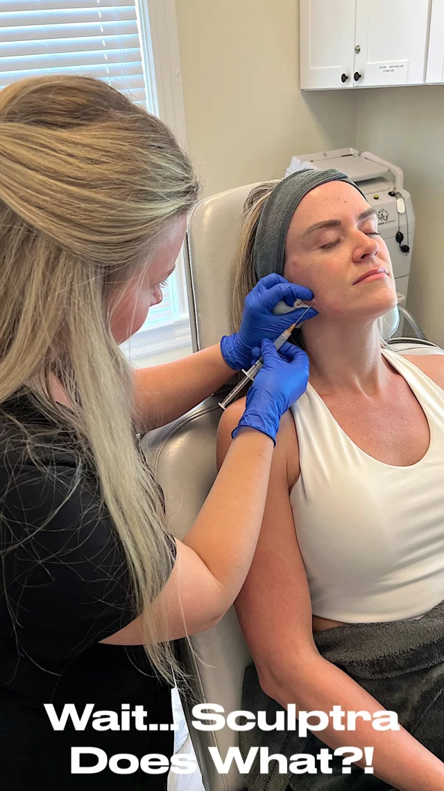 Ready to age in reverse? ✨ Sculptra is the secret to restoring lost volume, smoothing fine lines, and boosting your skin’s natural collagen for a firmer, more youthful glow. Think lifted cheeks, snatched jawlines, and refreshed skin that lasts. 💉💫

Call or Dm us to book your spot! 

natural collagen booster, facial volume restoration, anti-aging treatment, jawline contour, cheek filler alternative, youthful skin, long-lasting results, sculptra before and after, smooth fine lines, firm skin naturally, non-surgical facelift, Charlotte injections