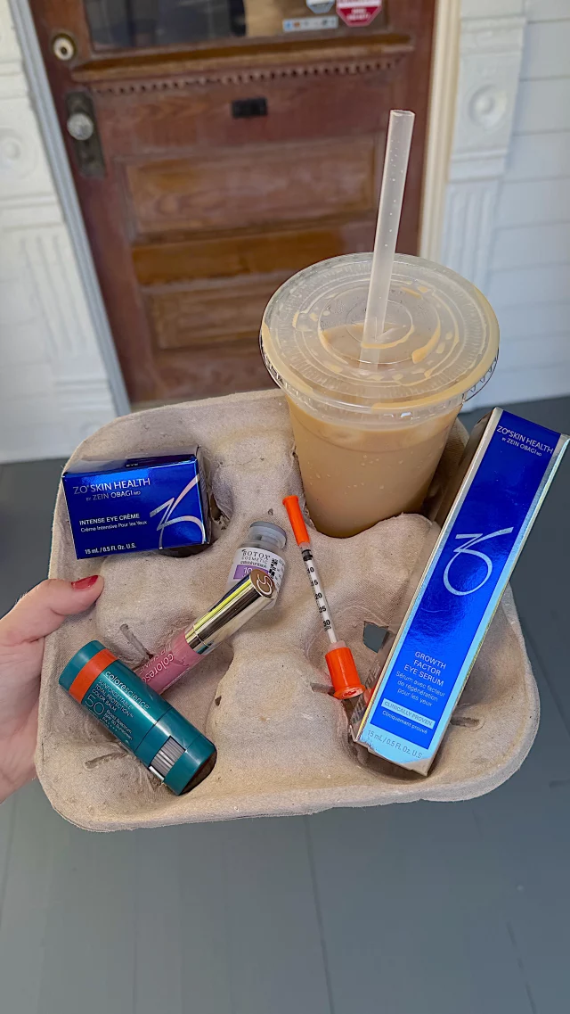 Girl lunch = iced coffee, Botox, SPF, and lip gloss 🥤✨

Botox and coffee, girl lunch aesthetic, iced coffee and Botox, Charlotte med spa, skincare and self care, beauty and wellness routine, Botox before and after, youthful glow, anti-aging treatments, under eye rejuvenation, lip filler and gloss, skincare essentials, Charlotte aesthetics, Botox for fine lines, radiant skin, confidence boost, aesthetic injector, Botox deals Charlotte, glow up routine, skincare and coffee, beauty inspo Charlotte, self care aesthetic, facial aesthetics clinic, Botox skincare combo, Charlotte beauty trends