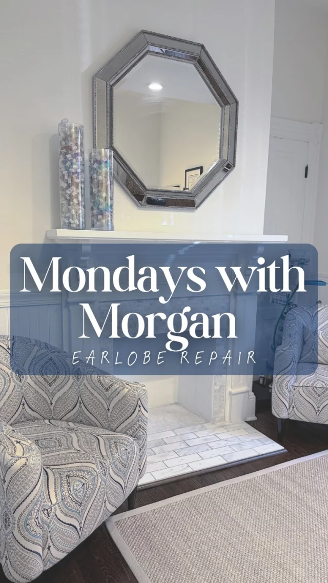 Split or stretched earlobes? We can fix that 👂✨ This week on Mondays with Morgan, we’re walking you through the quick and effective earlobe repair procedure and how simple it is to get your piercings back in no time!

earlobe repair Charlotte, earlobe repair before and after, torn earlobe repair, stretched earlobe fix, earlobe reconstruction, earlobe surgery near me, earlobe rejuvenation, facial plastic surgeon Charlotte, Dilworth Facial Plastics, Mondays with Morgan, earlobe repair results, earlobe restoration, earlobe tear treatment, ear piercing repair, cosmetic ear repair, earlobe repair specialist, earlobe repair procedure, ear lobe split repair, earlobe repair clinic Charlotte, aesthetic treatments Charlotte
