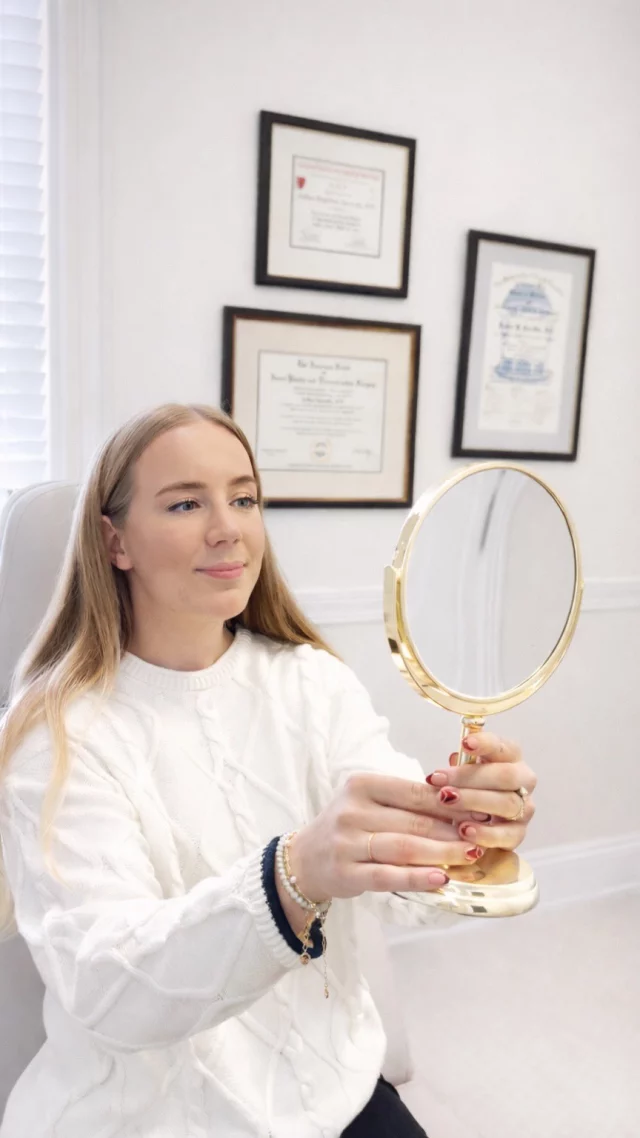 Part 2 of Shauna’s glow-up ✨
A year later, and her confidence says it all.
Thoughtful, natural results that enhance—not overpower.

rhinoplasty results, chin implant results, facial balancing before and after, plastic surgery results 1 year later, nose job transformation, chin augmentation results, natural plastic surgery results, facial harmony, profile balancing, cosmetic surgery Charlotte NC, facial plastic surgeon Charlotte, Dilworth Facial Plastics, nose and chin surgery, aesthetic transformation, confidence after plastic surgery